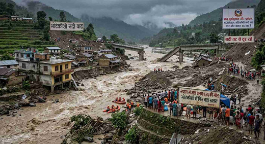 नेपाल में जल प्रलय से हाहाकार : 626 की मौत, भोटेकोशी में फिर बढ़ा खतरा